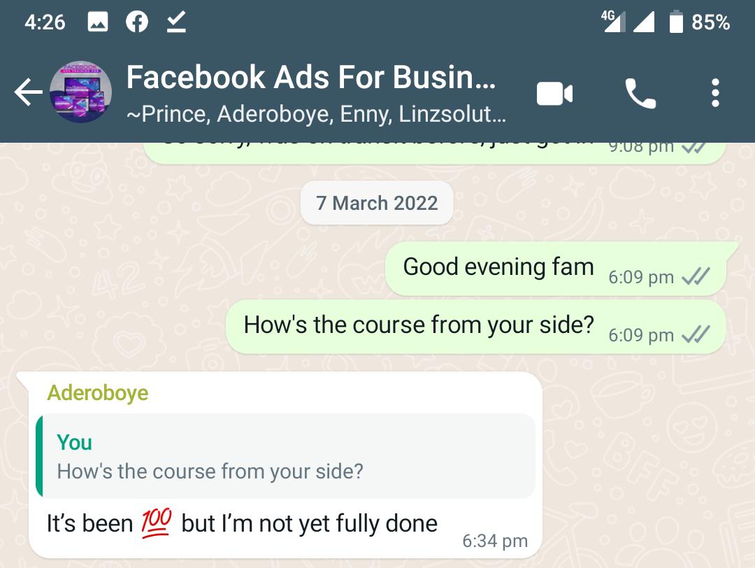 Testimonial screenshot 4