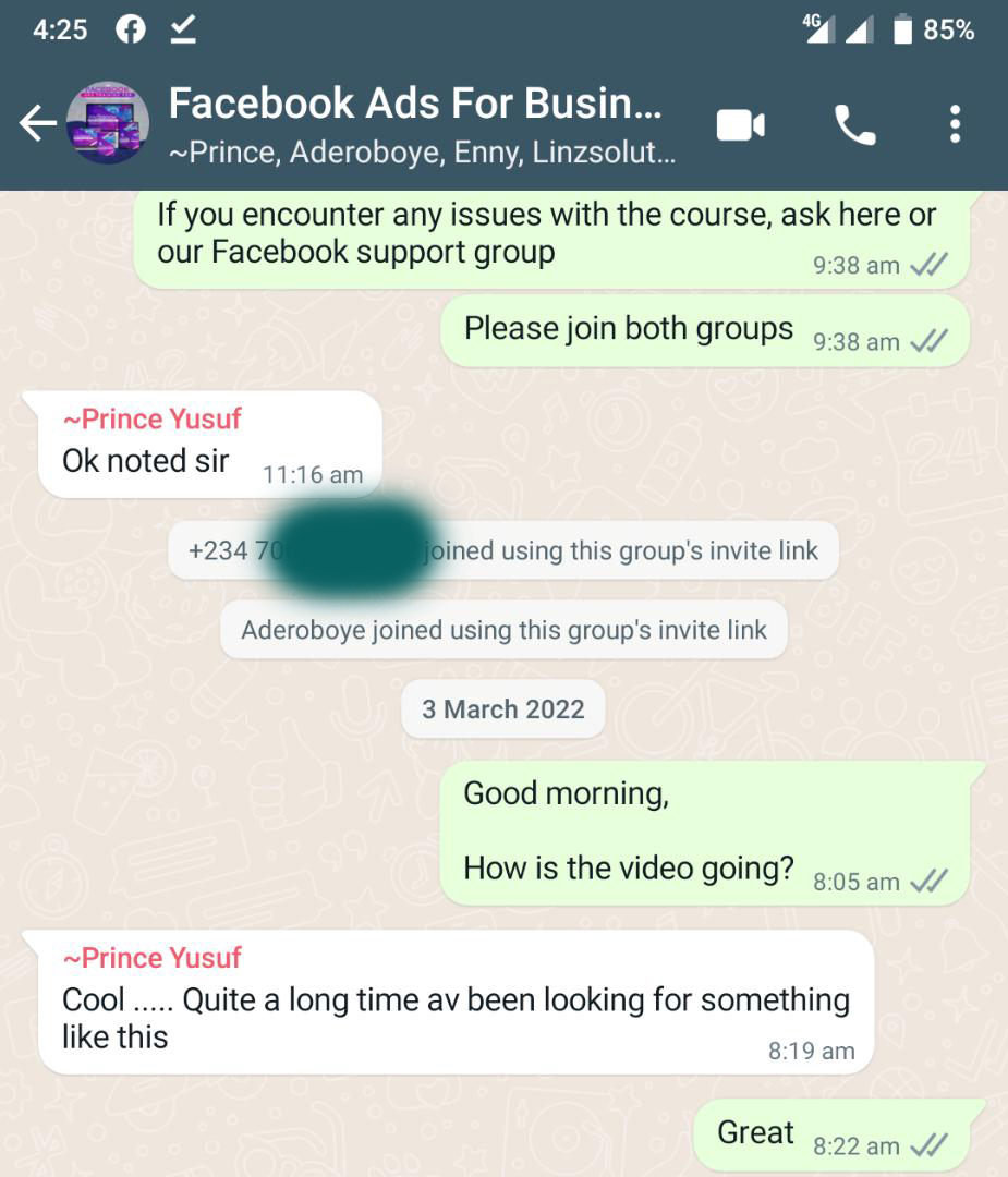 Testimonial screenshot 7